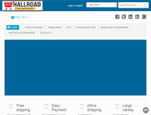 Tablet Screenshot of hallroad.com.pk